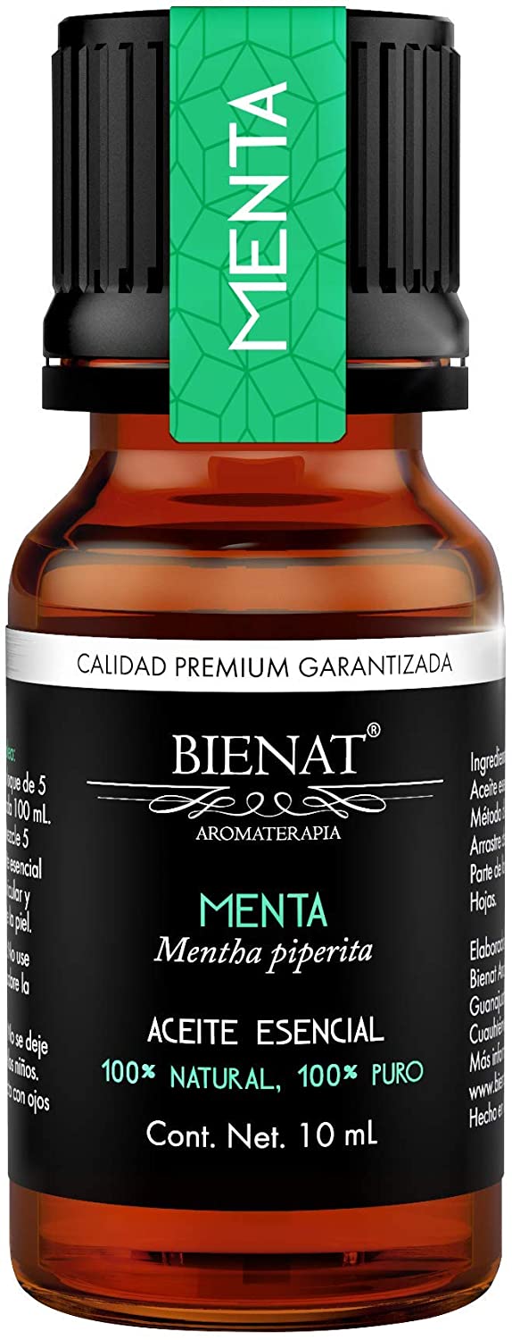 BIENAT AROMATERAPIA Aceite Esencial de Menta 10ml