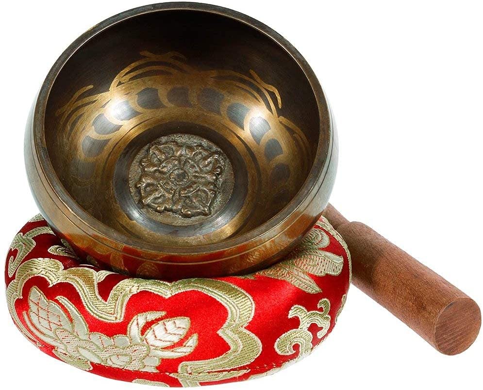 Rovtop Cuenco Tibetano a Mano para la Meditación Chakra Healing