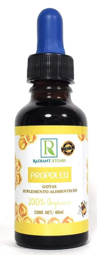 Propóleo orgánico en gotas Concentrado 100% Natural