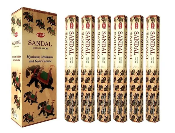 Incienso Hexagonal Hem Mayoreo 6 Tubos Con 20 Varitas C/u