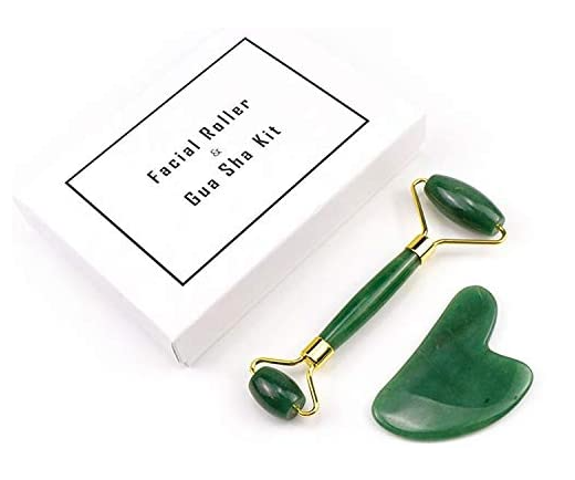 Rodillo de jade facial natural grado A 